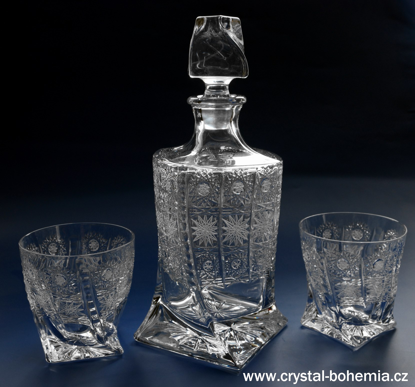 WHISKY SET_QUADRO_LÁHEV+2 SKLENKY / 42082Q-075-105